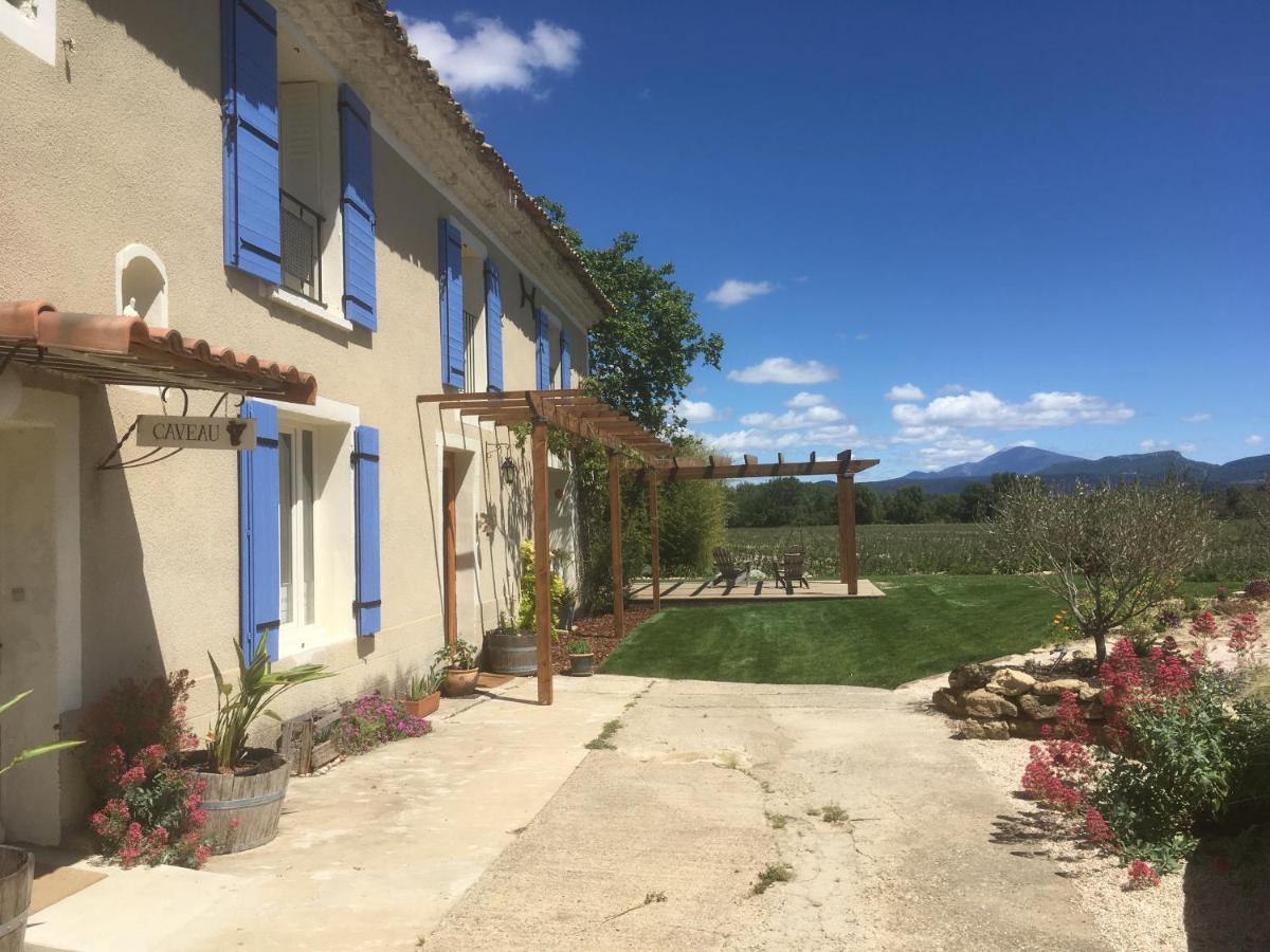 Domaine Rouge-Bleu Bed and Breakfast Sainte-Cécile-les-Vignes Exterior foto