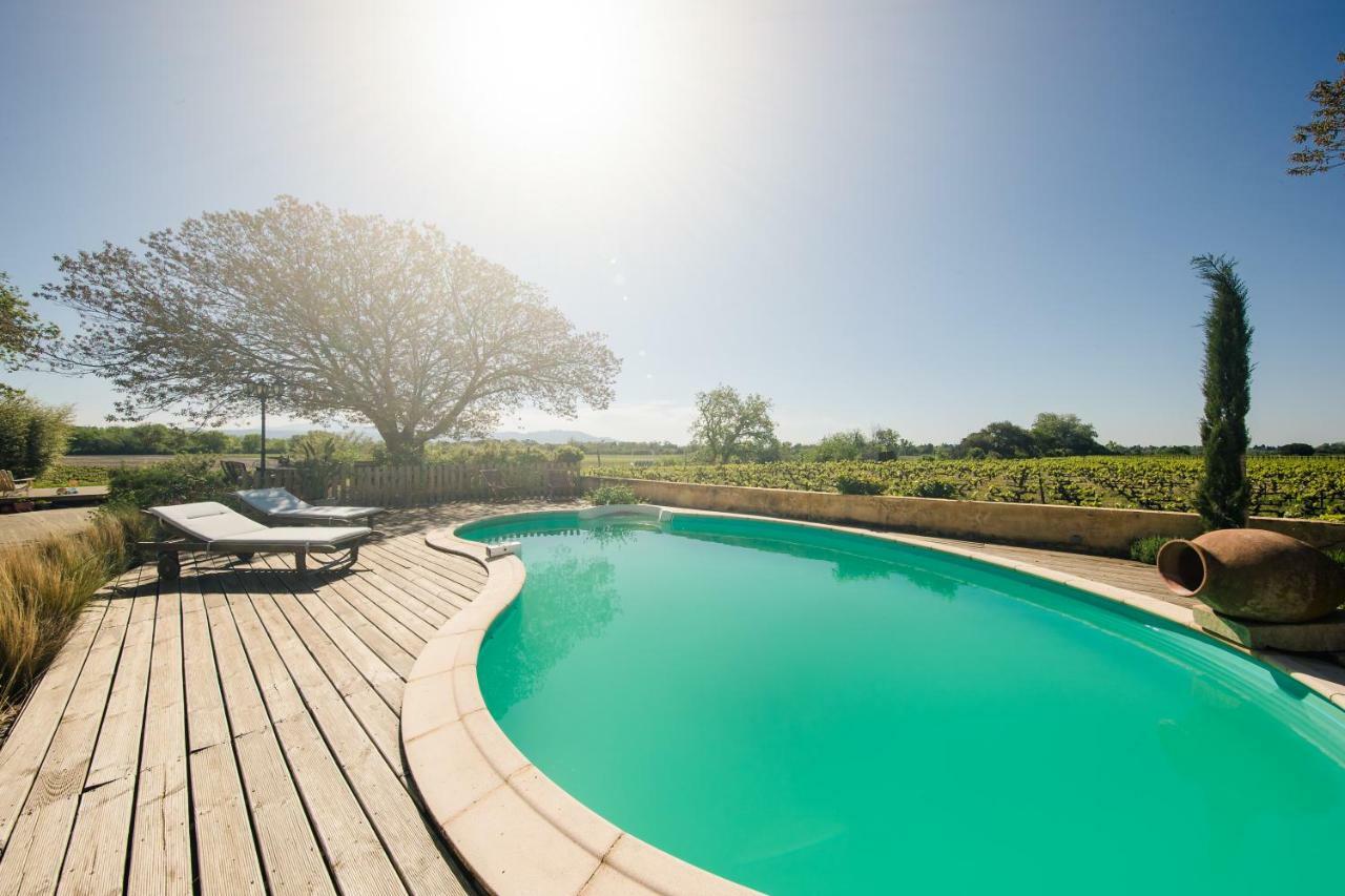 Domaine Rouge-Bleu Bed and Breakfast Sainte-Cécile-les-Vignes Exterior foto